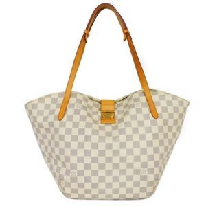 Louis Vuitton Salina PM Tote Bag Shoulder Bag Damier Azur Natural